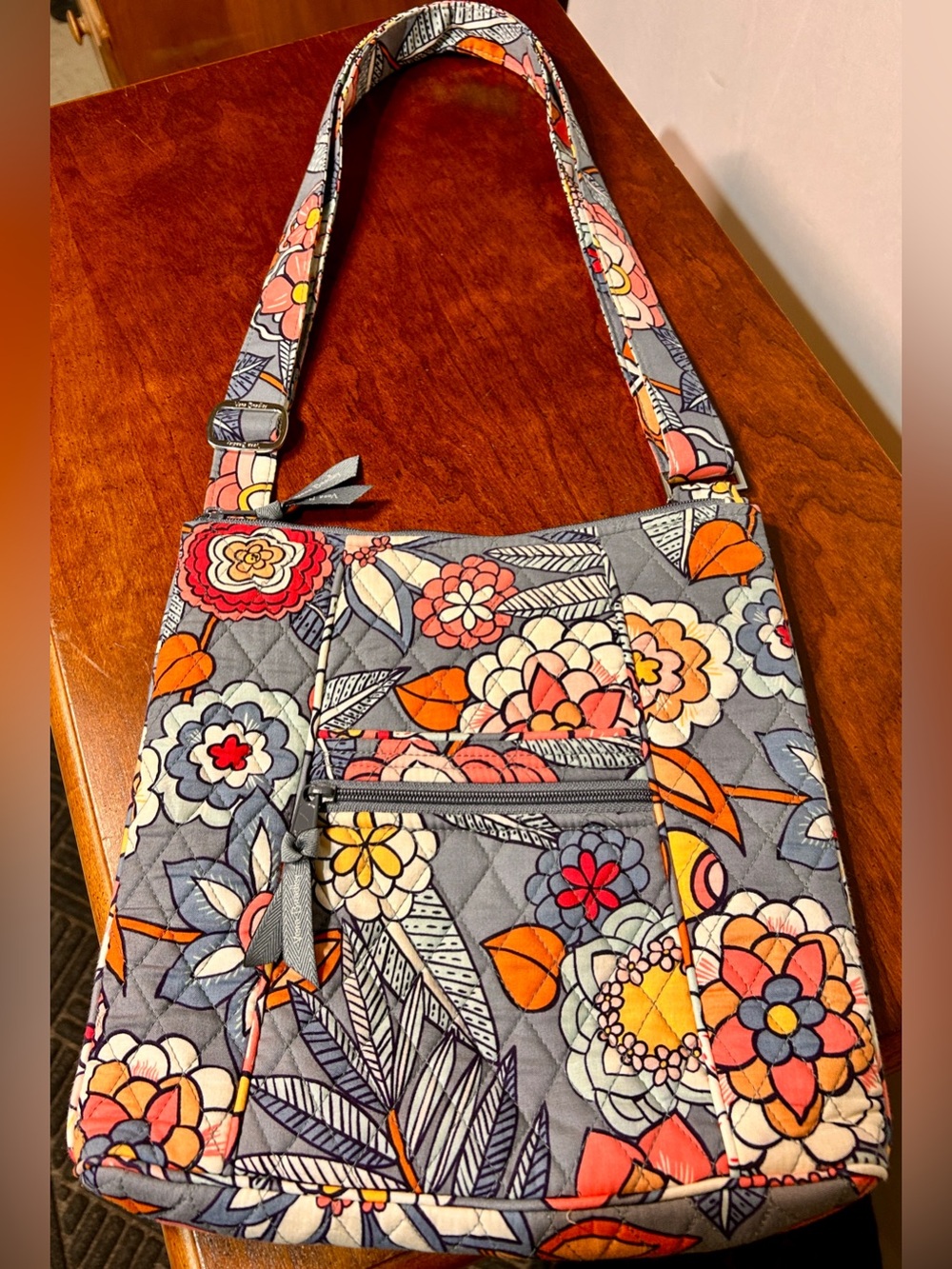 Vera Bradley Jazzy Blooms Crossbody – Retired Print